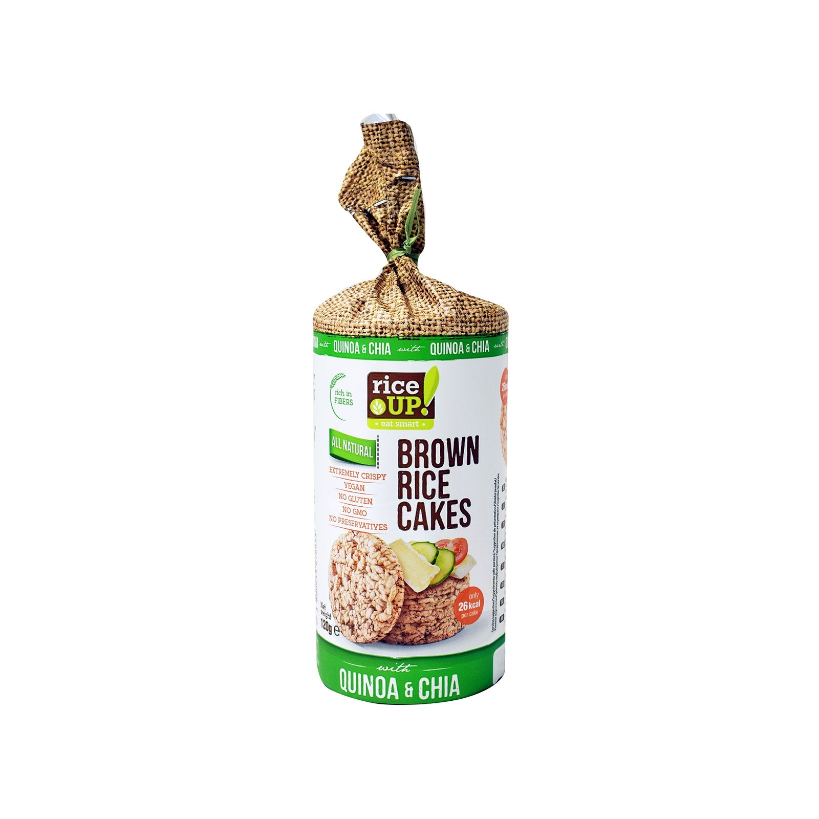 Brown Rice Cakes  Quinoa & Chia - MazenOnline