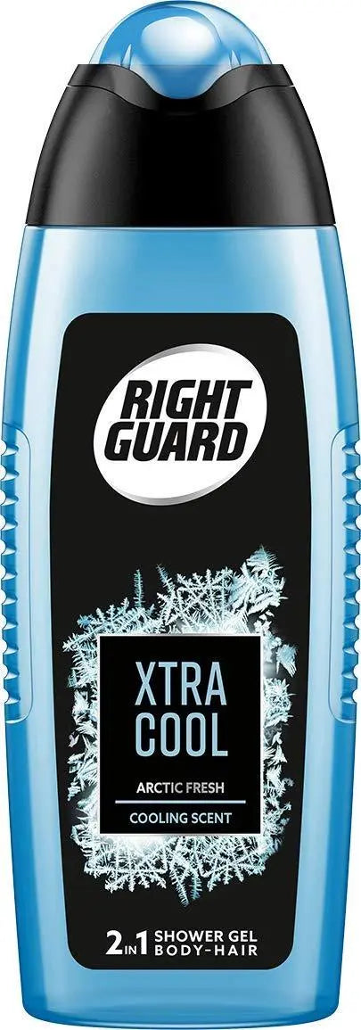 Right Guard 2-in-1 Xtra Cool Shower Gel, 250 ml - MazenOnline