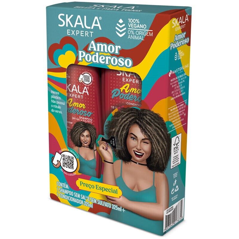 Skala - Amor Poderoso Kif Hair Shampoo And Conditioner | MazenOnline