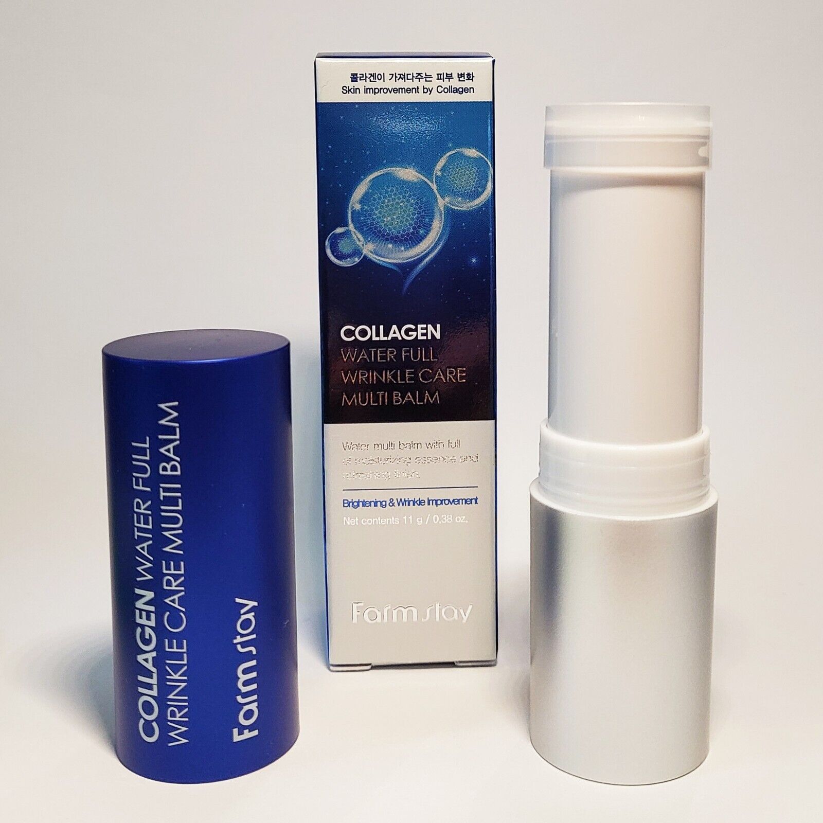 Farmstay - Collagen Water Full Wrinkle Care Multi Balm 11g Moisturizing K-Beauty | MazenOnline Main image