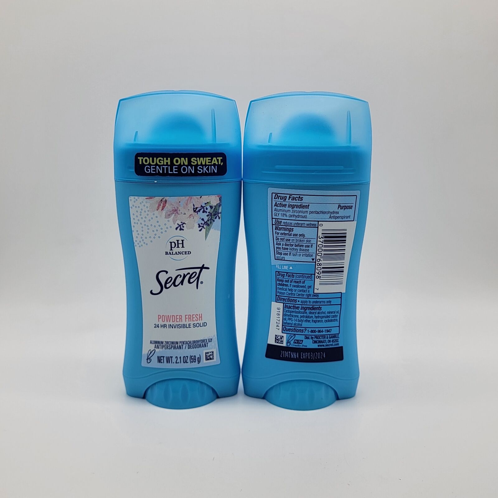 Solid Antiperspirant and Deodorant  Powder Fresh - MazenOnline