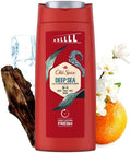 Deep Sea Shower Gel & Shampoo For Men 675 ml, 3-in-1 Body-Hair-Face - MazenOnline