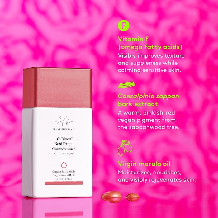 O-Bloos™ Rosi Glow Drops with Vitamin F - MazenOnline