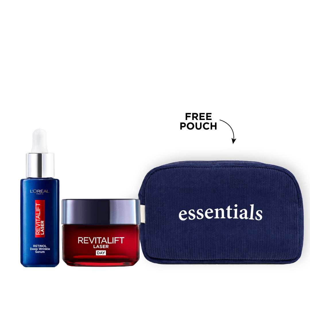 L'Oréal Paris - Retinol Serum + Revitalift Laser Day Cream | MazenOnline