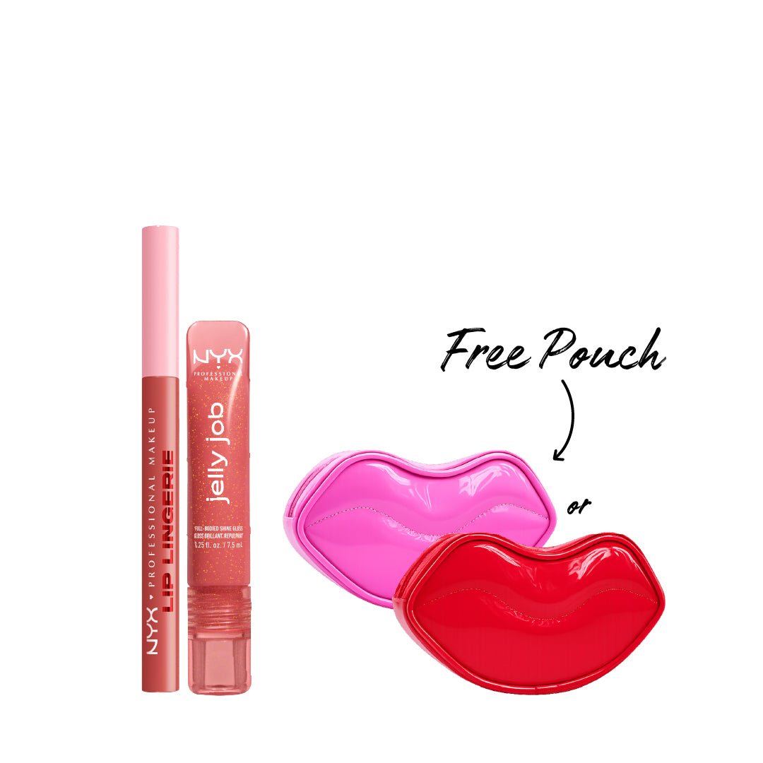 Jelly Job Lip Gloss + Lip Lingerie Liner Stain + Gift