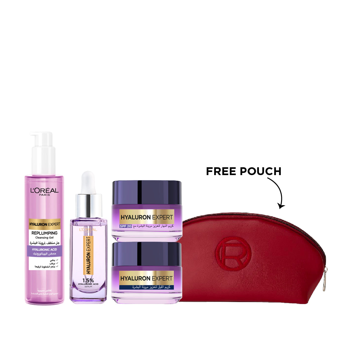 Hyaluron Expert Wash + Serum + Day Cream + Night Cream - MazenOnline