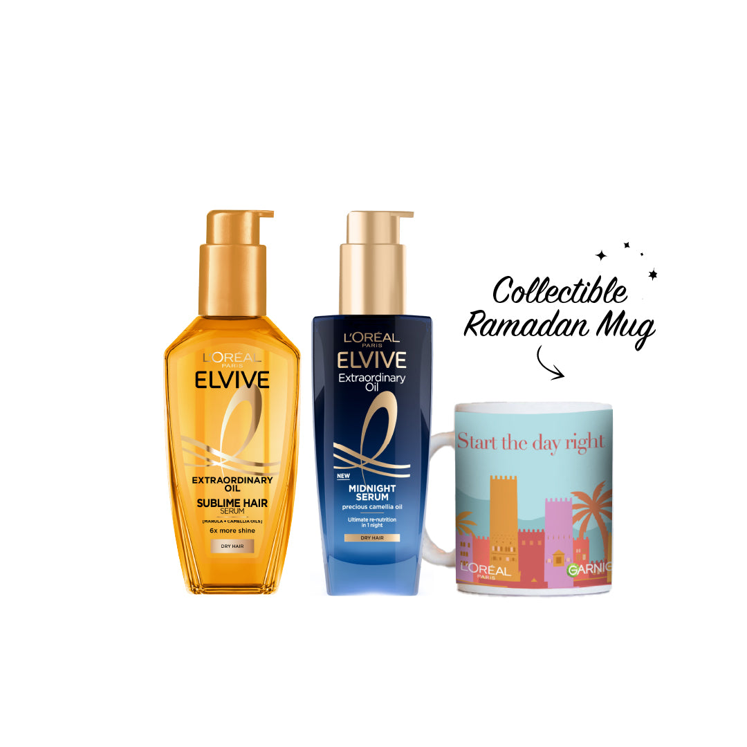 Elvive - Ex-Oil Day Serum + Night Serum | MazenOnline