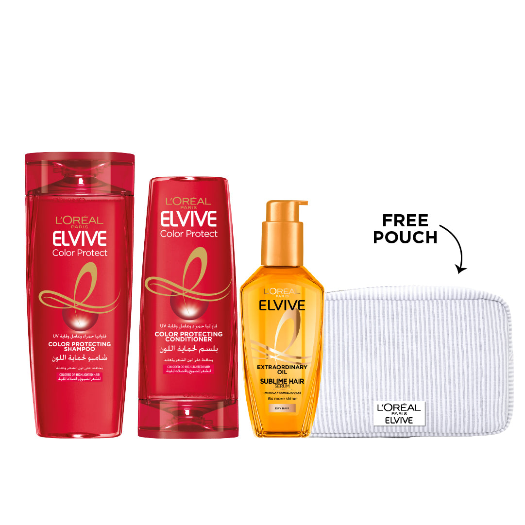 L'Oréal Paris - Color Protect Routine + Ex-Oil (For After Care) | MazenOnline
