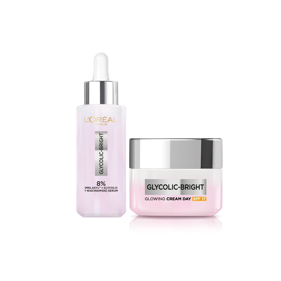 Glycolic Bright Serum + Cream