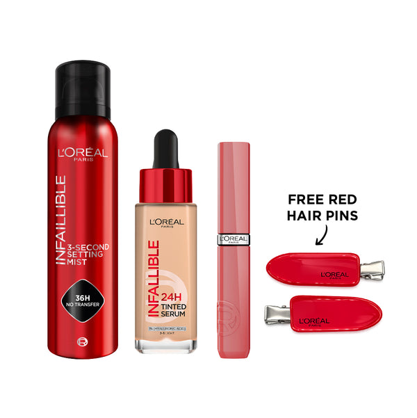 Tinted Serum + Laque Resistance +  Setting Spray