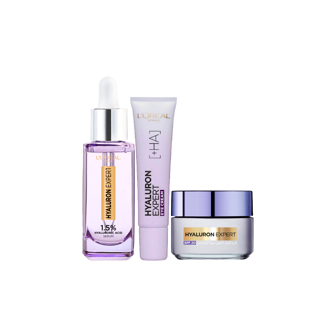 Hyaluron Expert Face Serum + Day cream + Eye Cream