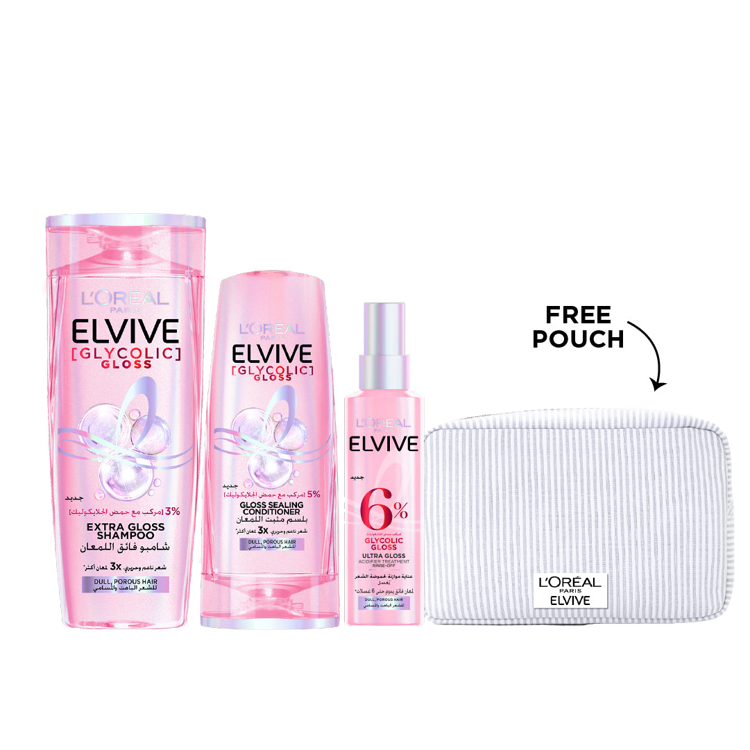 L'Oréal Paris - Glycolic Gloss Full Routine | MazenOnline