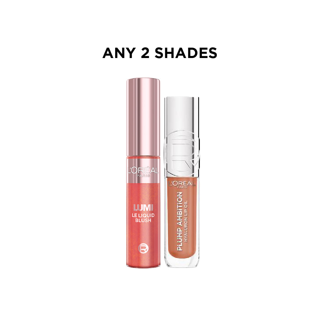 L'Oréal Paris - Plump Ambition + Lumi Blush | MazenOnline