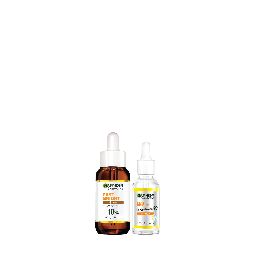 Garnier - Night Serum + Mini Day Serum | MazenOnline