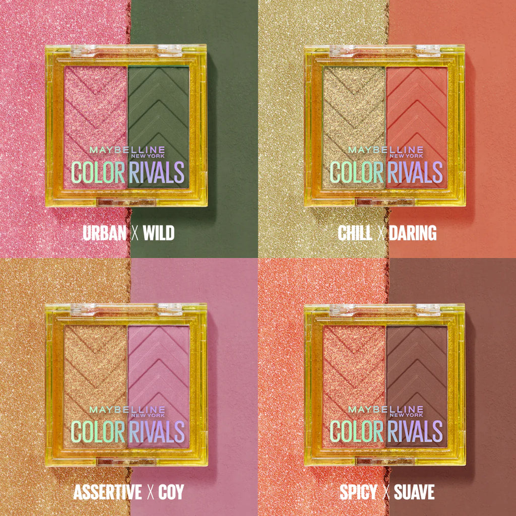 Color Rivals Waterproof Eyeshadow Palette Duo - MazenOnline
