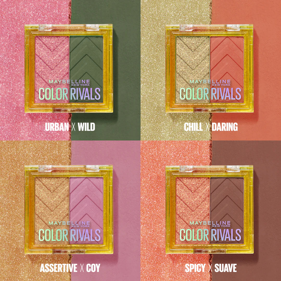 Color Rivals Waterproof Eyeshadow Palette Duo - MazenOnline