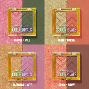 Color Rivals Waterproof Eyeshadow Palette Duo - MazenOnline
