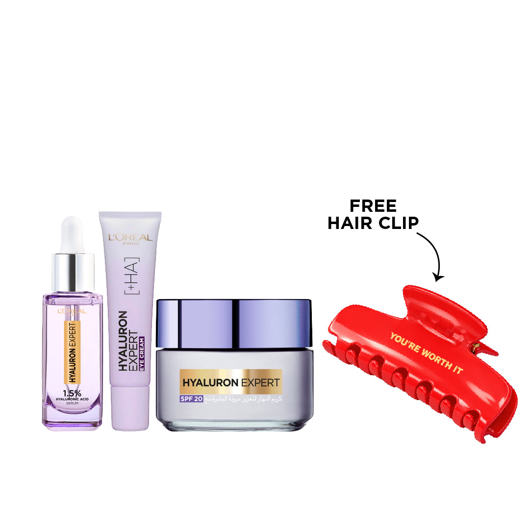 Hyaluron Expert Face Serum + Day Cream + Eye Cream