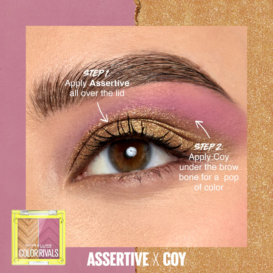 Color Rivals Waterproof Eyeshadow Palette Duo - MazenOnline