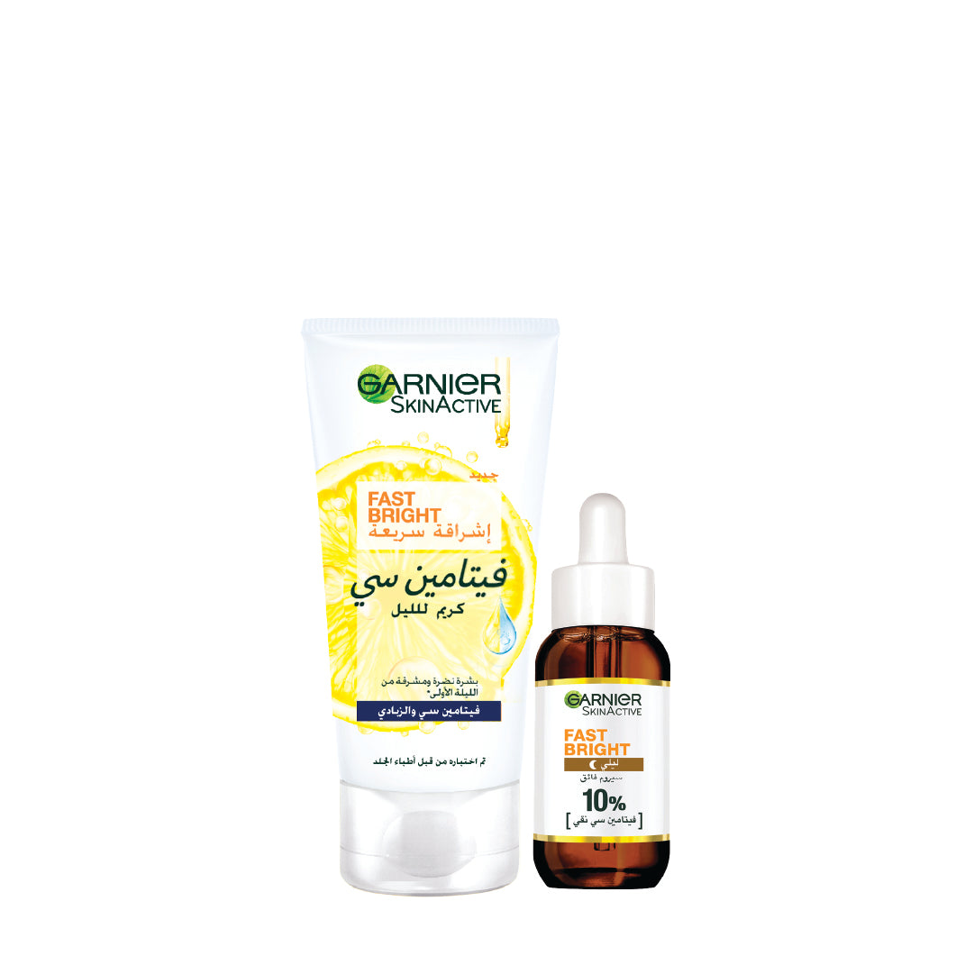 Garnier - Night Cream + Night Serum | MazenOnline