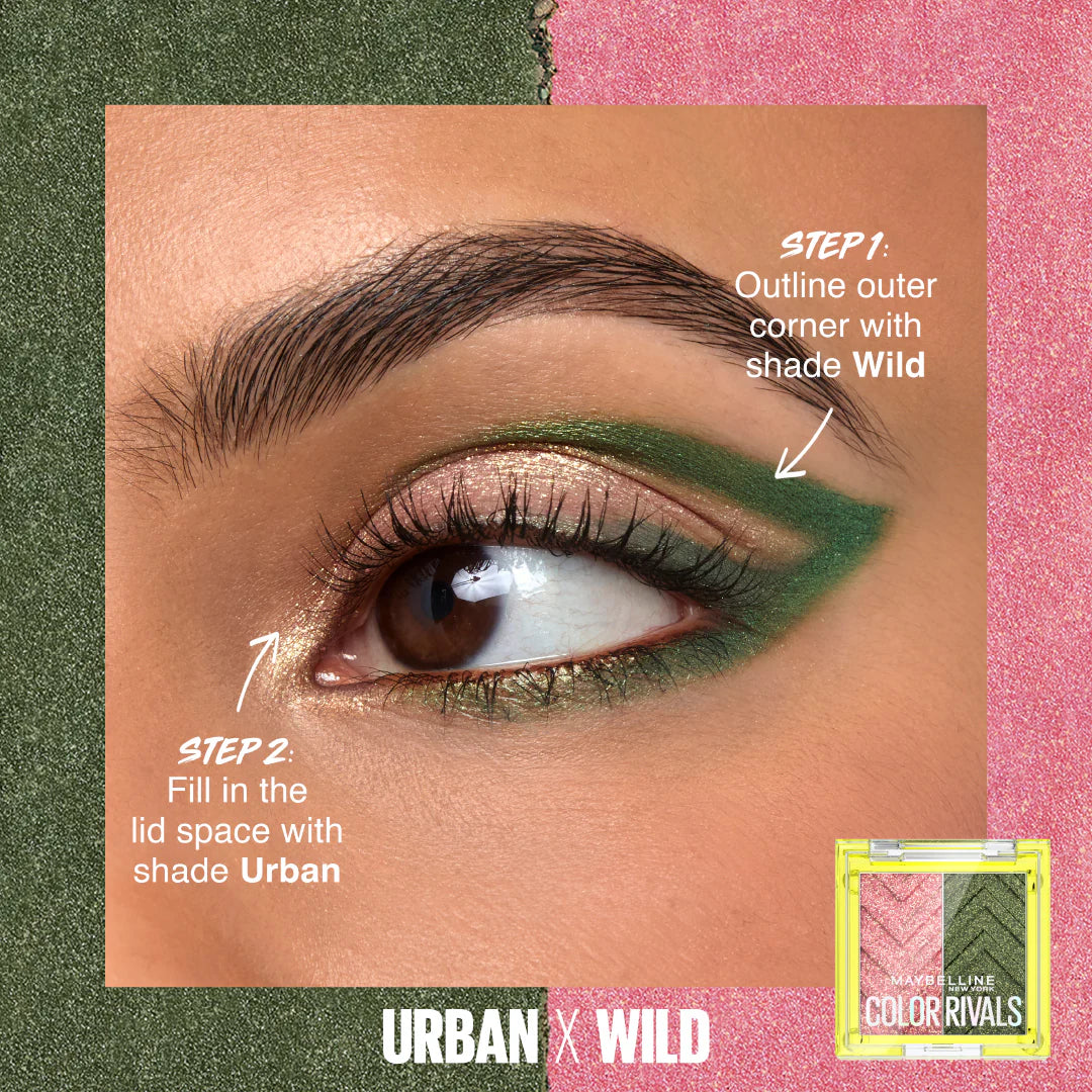 Color Rivals Waterproof Eyeshadow Palette Duo - MazenOnline