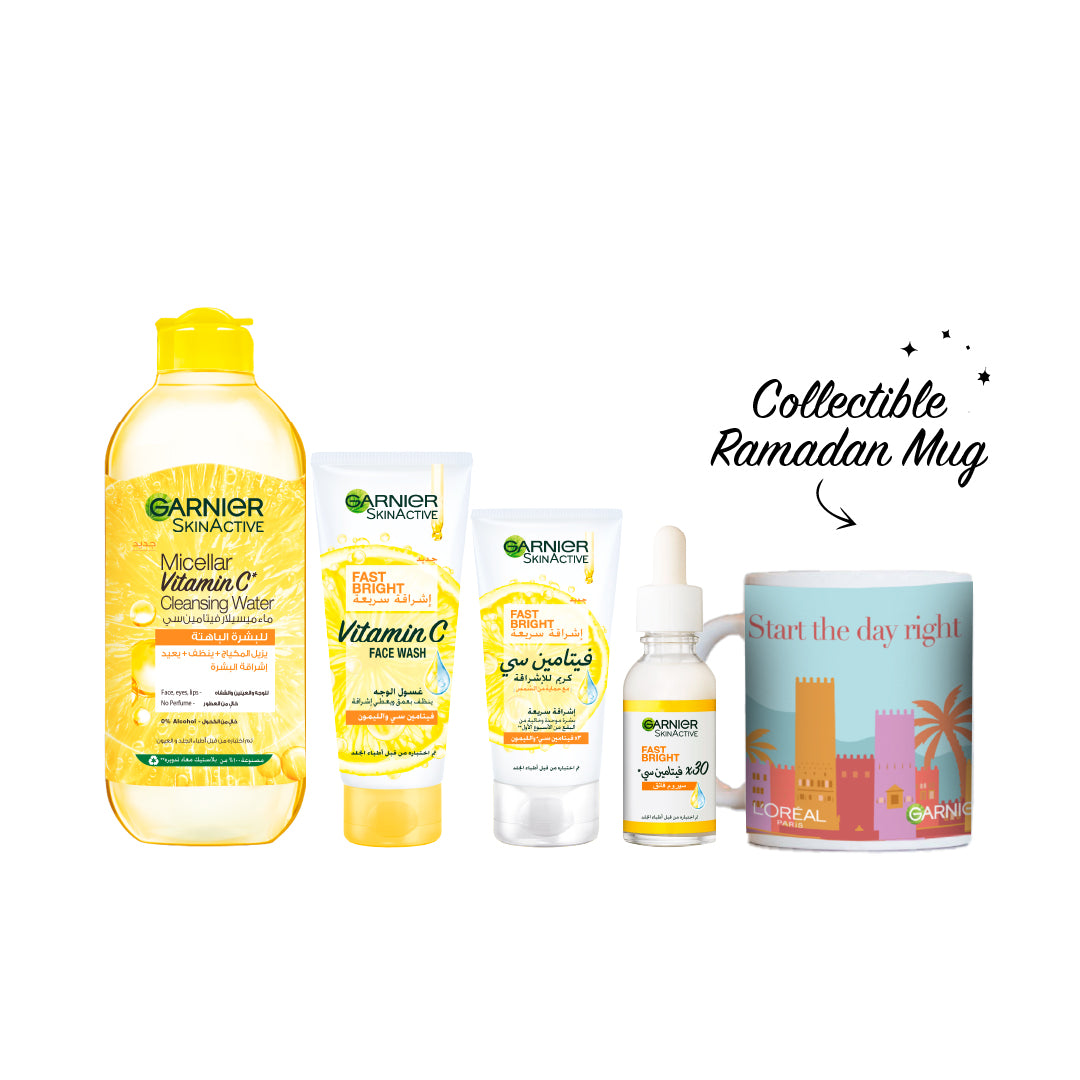 Garnier - Micellar + Tube Wash + Day Cream + Day Serum | MazenOnline