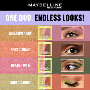 Color Rivals Waterproof Eyeshadow Palette Duo - MazenOnline