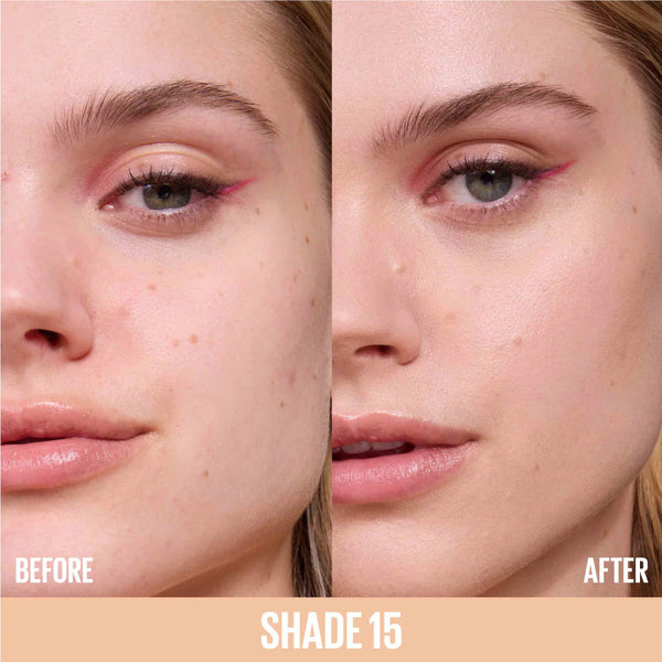 Lifter Serum Concealer, Full Coverage, Includes 2% Peptides + Caffeine to Hydrate & Brighten Under Eyes