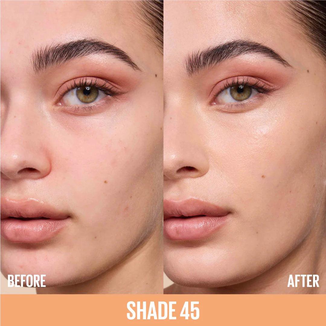 Lifter Serum Concealer, Full Coverage, Includes 2% Peptides + Caffeine to Hydrate & Brighten Under Eyes