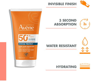 Avène - Intense Protect 50+ Sun Cream for Very Sensitive Skin | MazenOnline