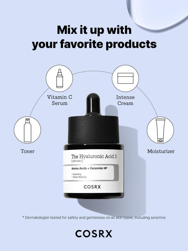 COSRX - The Hyaluronic Acid 3 Serum | MazenOnline