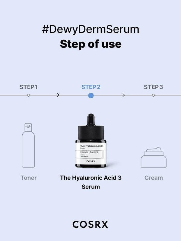 COSRX - The Hyaluronic Acid 3 Serum | MazenOnline