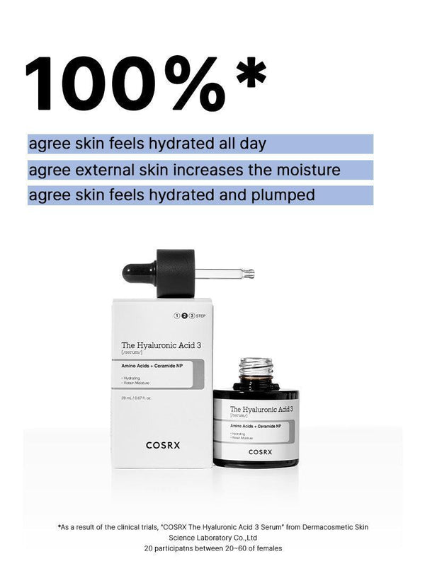 COSRX - The Hyaluronic Acid 3 Serum | MazenOnline
