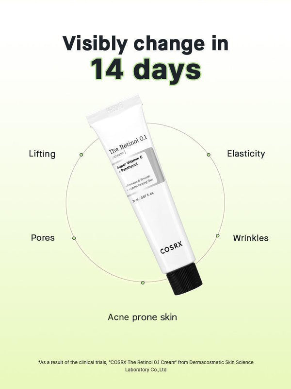 COSRX - The Retinol 0.1 Cream | MazenOnline