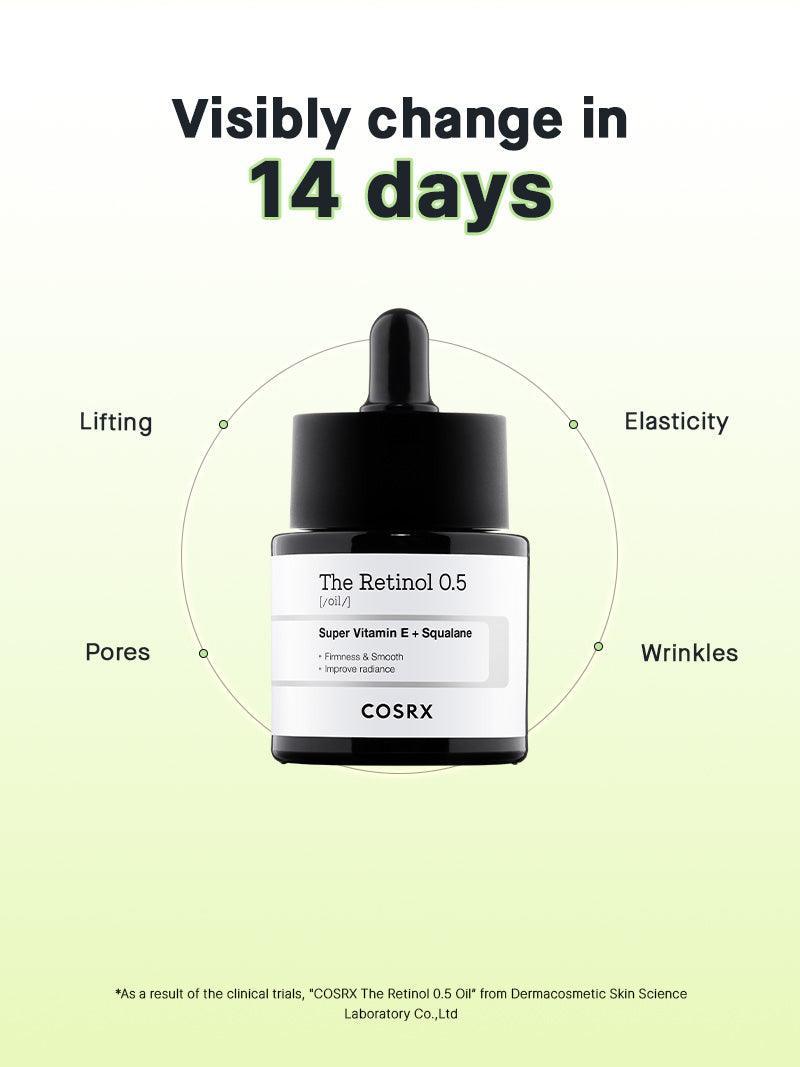 COSRX - The Retinol 0.5 Oil | MazenOnline