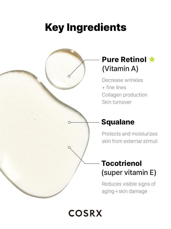 COSRX - The Retinol 0.5 Oil | MazenOnline