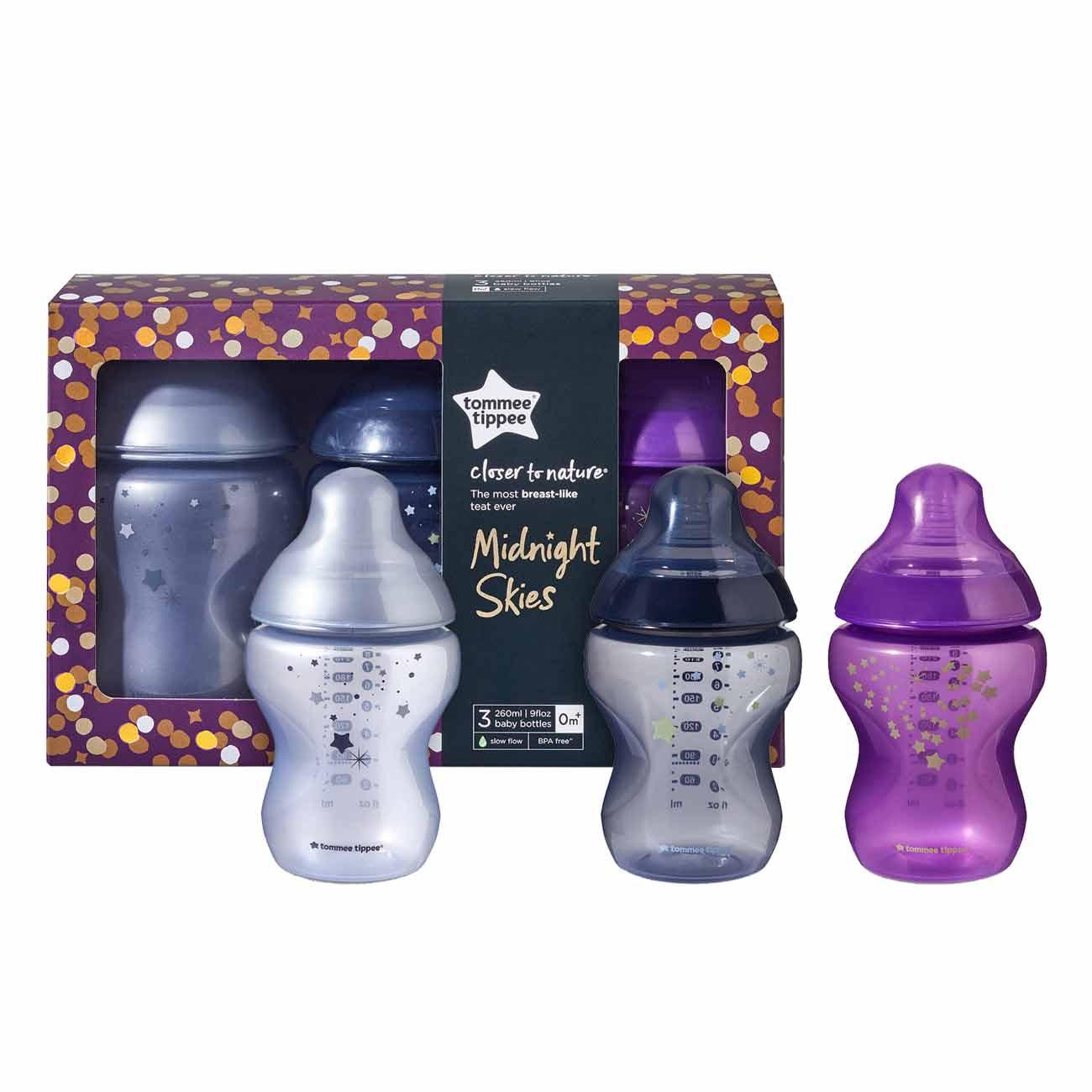 Tommee Tippee Closer To Nature Bottle Midnight Skies 0M+ - MazenOnline {{ shop.address.country }}