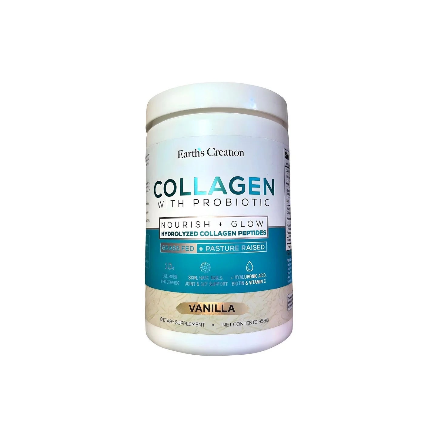 Earth's Creation - Hydrolyzed Collagen Peptides + Probiotics | MazenOnline