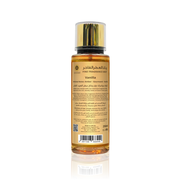 Vanilla Oud Fine Fragnance Mist 250ml