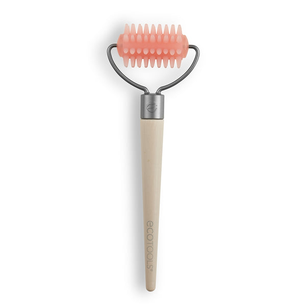 Textured Facial Roller For Facial Massaging With a Bamboo Handle - MazenOnline