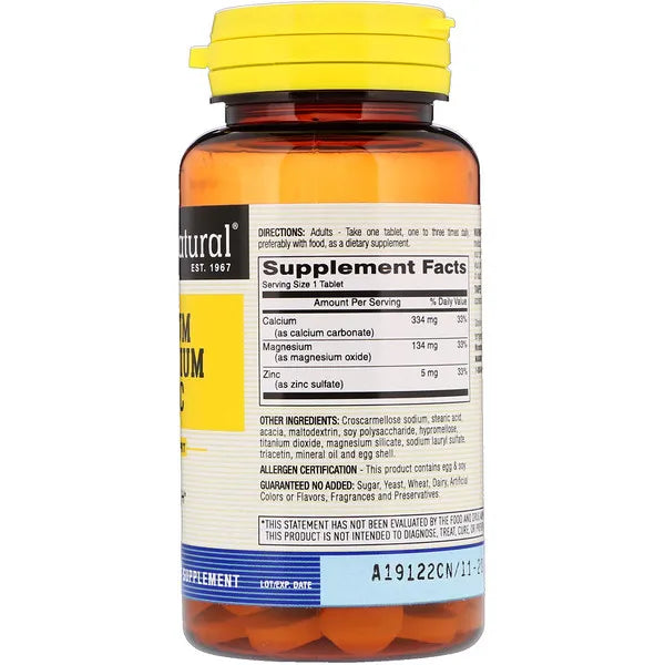 calcium magnesium zinc vitamin