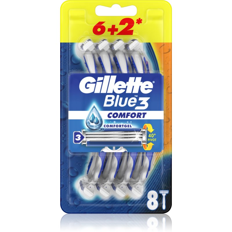Blue 3 Comfort Shaver 8 Pcs - MazenOnline Main image