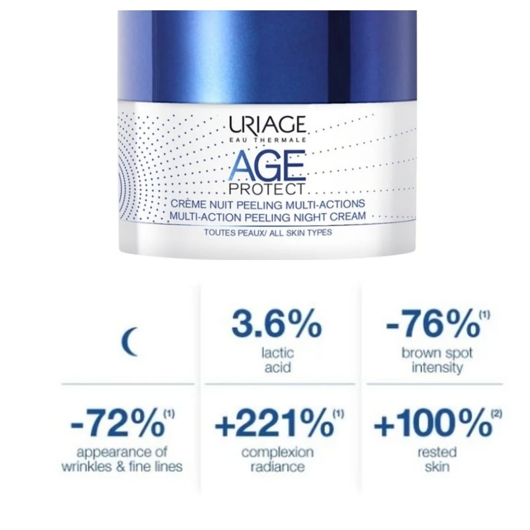 Age Protect Multi-Action Peeling Night Cream All Skin Types - MazenOnline