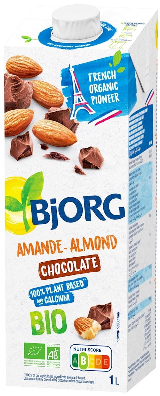 Bjorg LAIT AMANDE CHOCO 1L - MazenOnline Main image