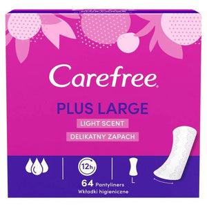 Carefree Plus Large Pantyliners - Light Scent 48pcs - MazenOnline