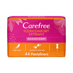 Carefree Flexi Comfort Extrafit Delicate Scanted Pantyliner 44 Pieces - MazenOnline