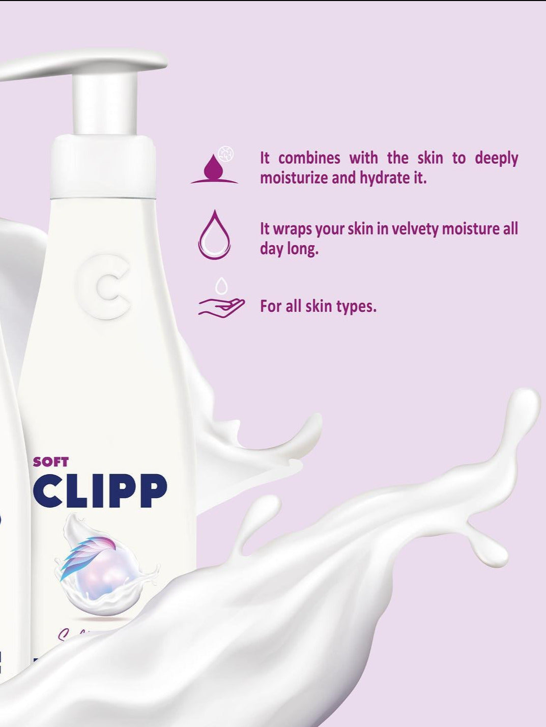 Clipp Body Lotion Soft & Silky 400ML - MazenOnline Main image