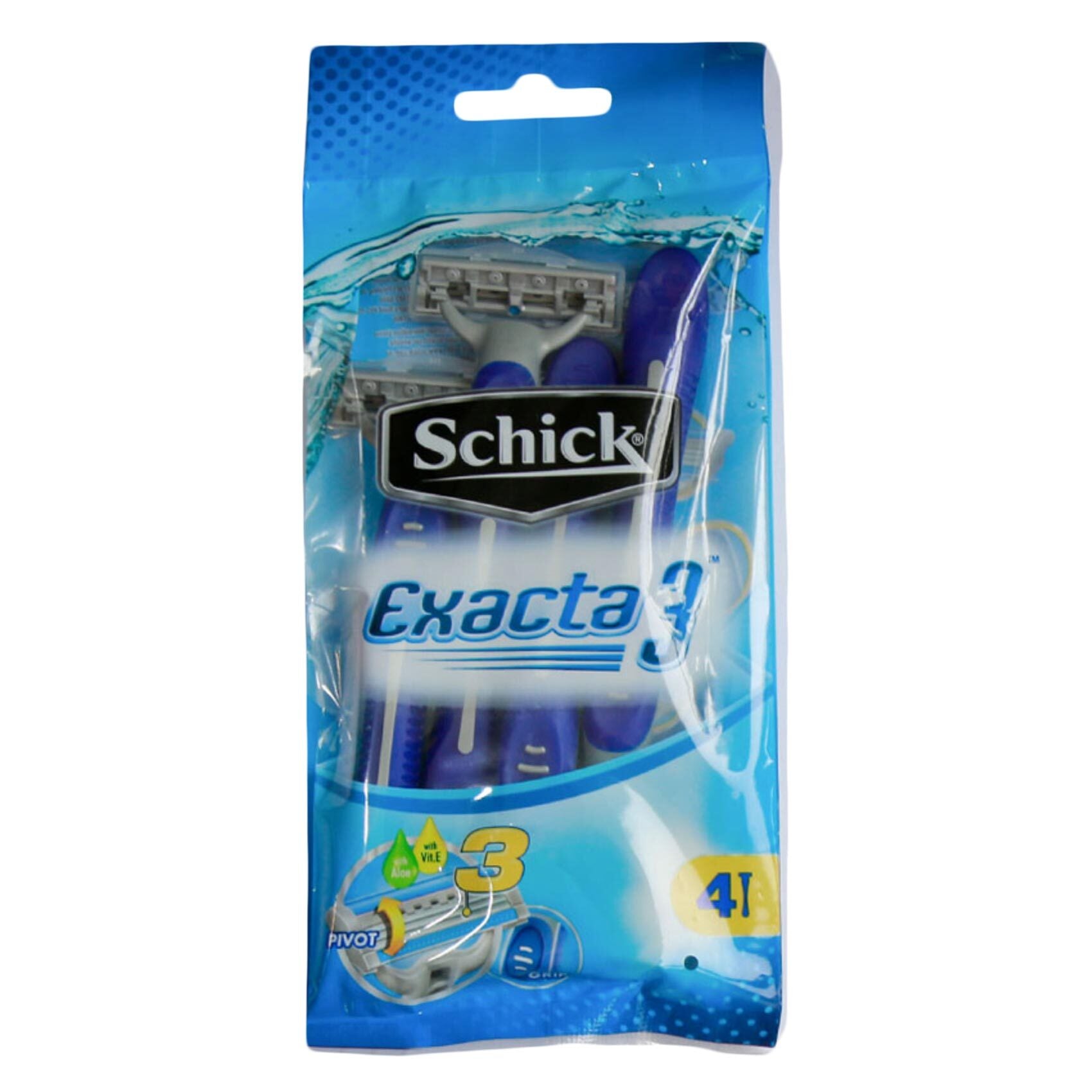 SCHICK EXACTA 3 4PCS - MazenOnline