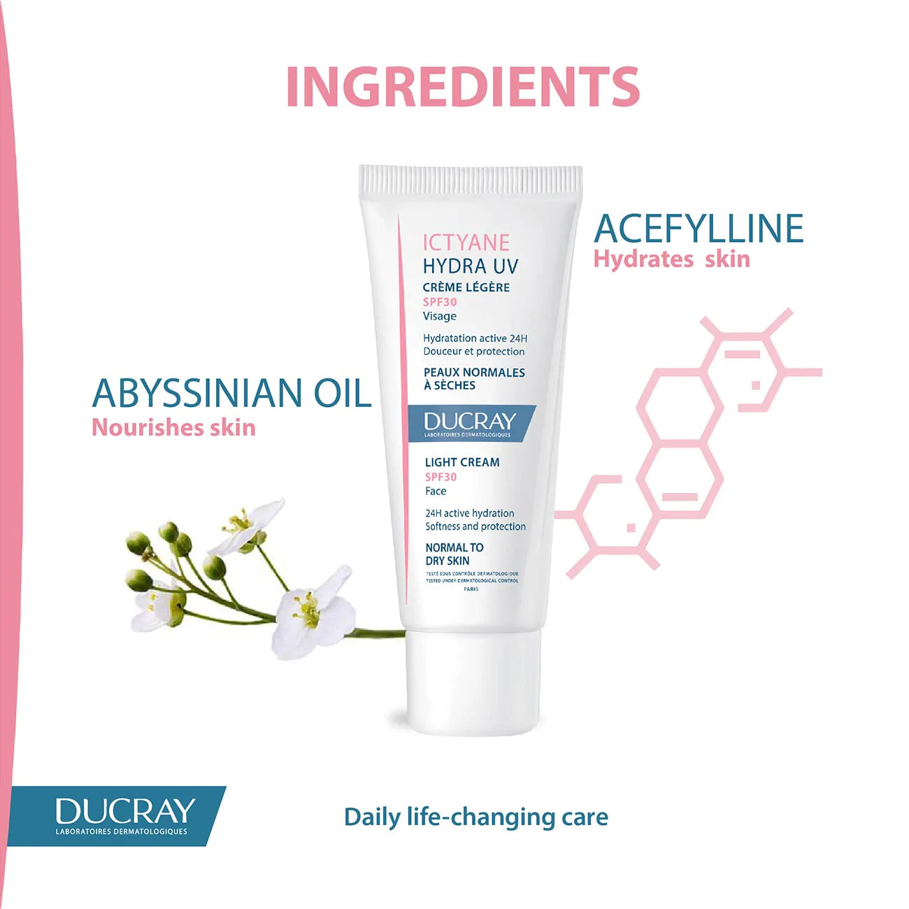 Ictyane Hydra UV Light Face Cream SPF30 - MazenOnline
