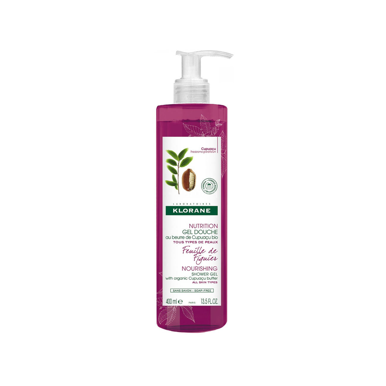 Feuille de Figuier Nourishing Shower Gel with Organic Cupuaçu Butter - MazenOnline Main image